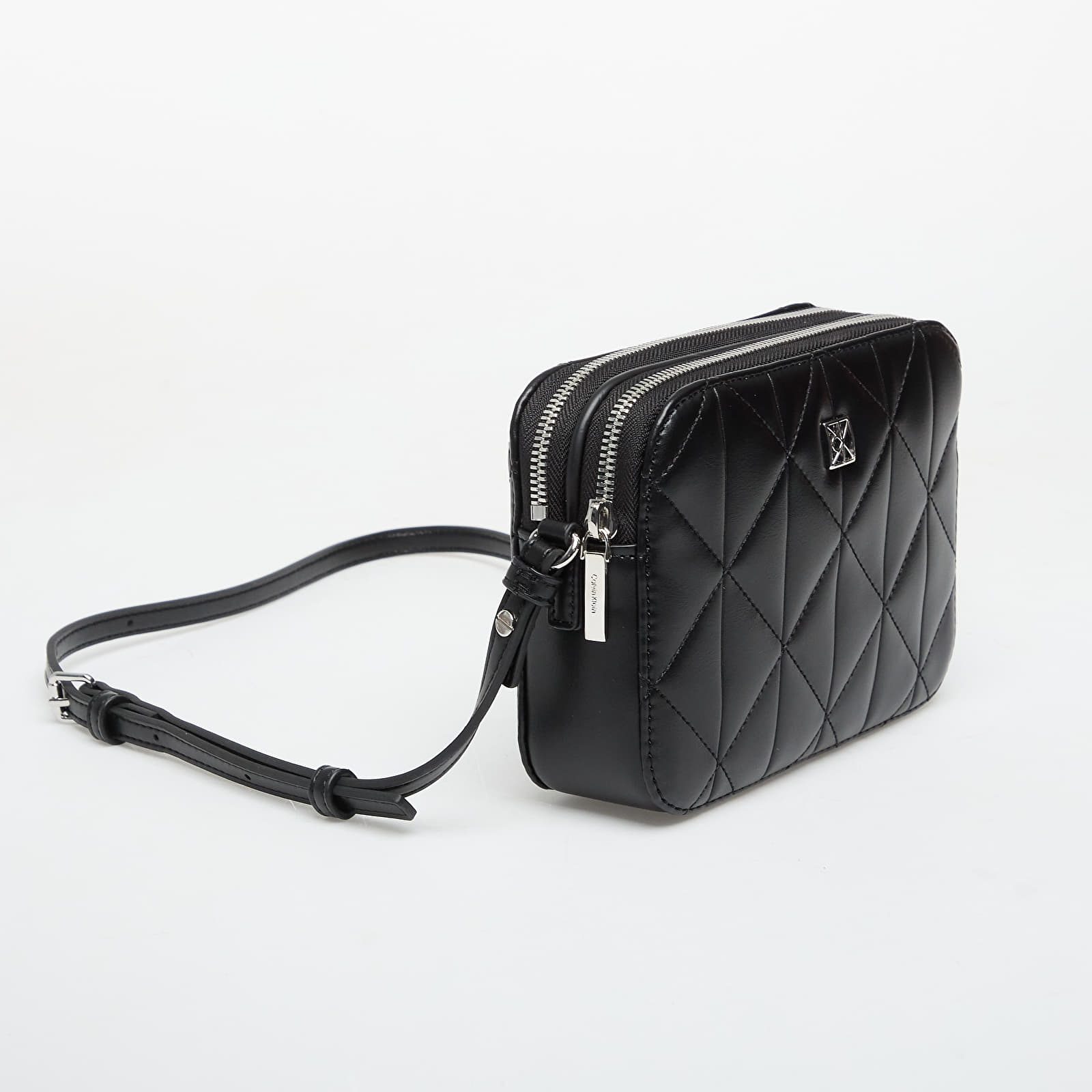 Umhängetaschen für Männer Calvin Klein Quilted Double Zip Camera Bag Black