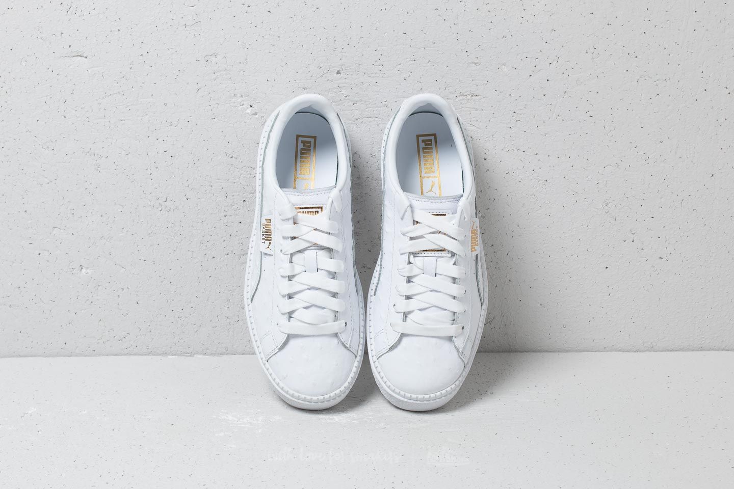 Damen Sneaker und Schuhe Puma Platform Trace Ostrich Wn's Puma White/ Puma White