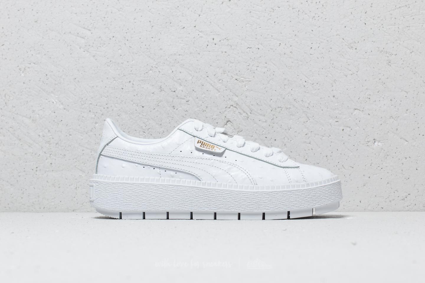 Women s shoes Puma Platform Trace Ostrich Wn s Puma White Puma White Footshop