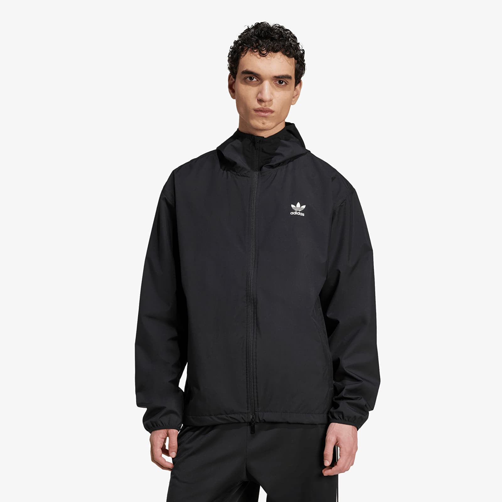 Jachetă adidas Trefoil Essentials Woven Jacket Black L