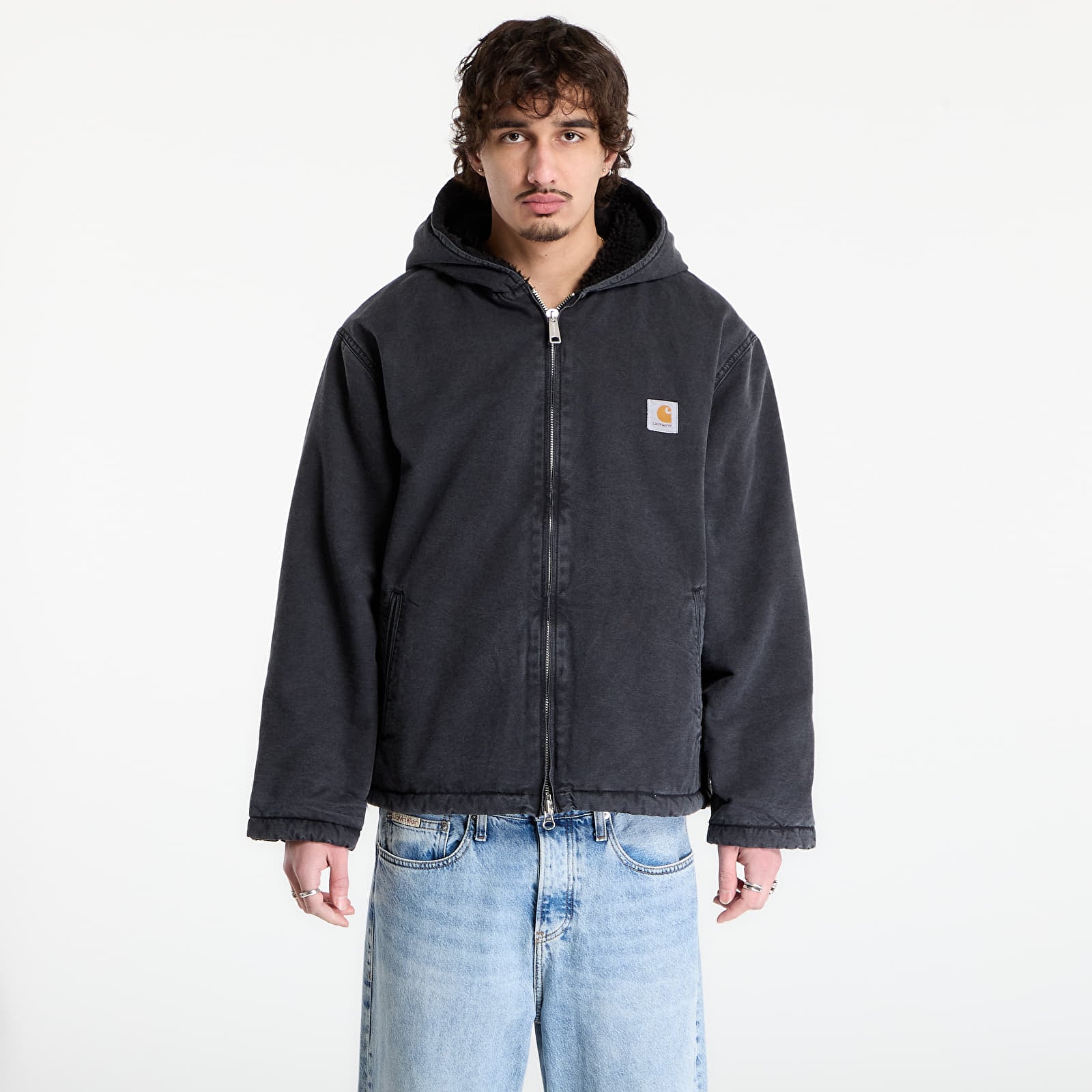 Miesten takit Carhartt WIP Mitch Jacket UNISEX Black