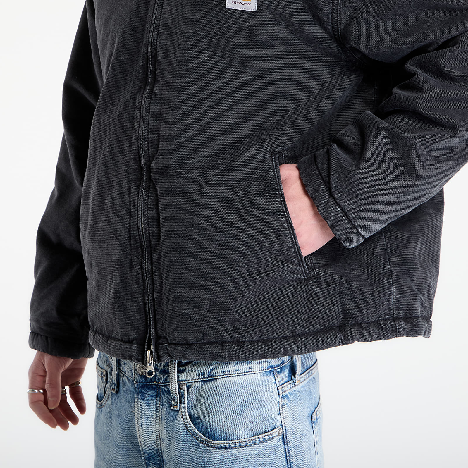 Miesten takit Carhartt WIP Mitch Jacket UNISEX Black