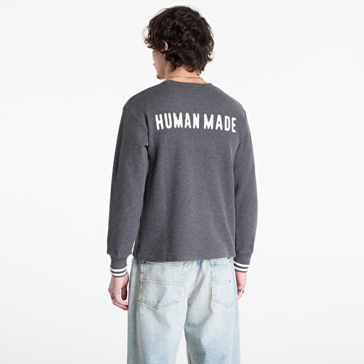 Sweaters HUMAN MADE Thermal L/S T-Shirt UNISEX Charcoal