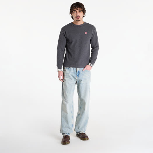 HUMAN MADE Thermal L/S T-Shirt UNISEX Charcoal | Footshop