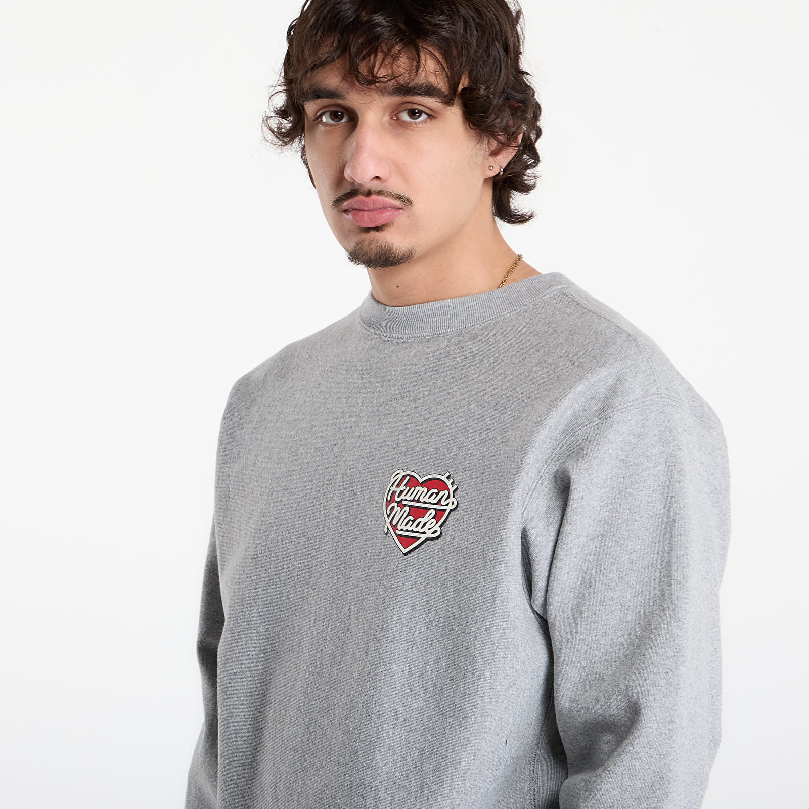Hoodies och sweatshirts HUMAN MADE Heavyweight Sweatshirt UNISEX Gray