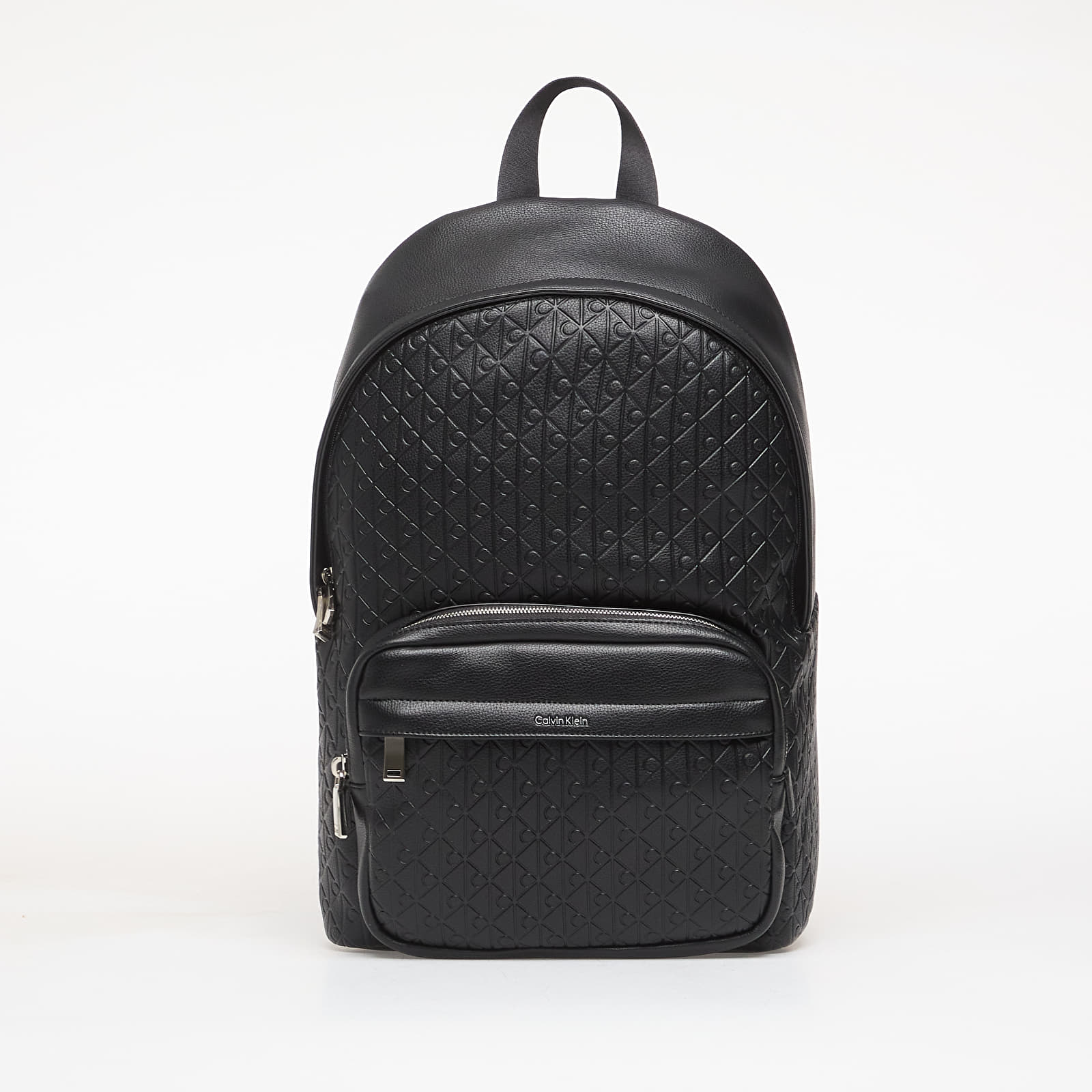 Plecaki męskie Calvin Klein Emblem Aop Emboss Round Backpack Black