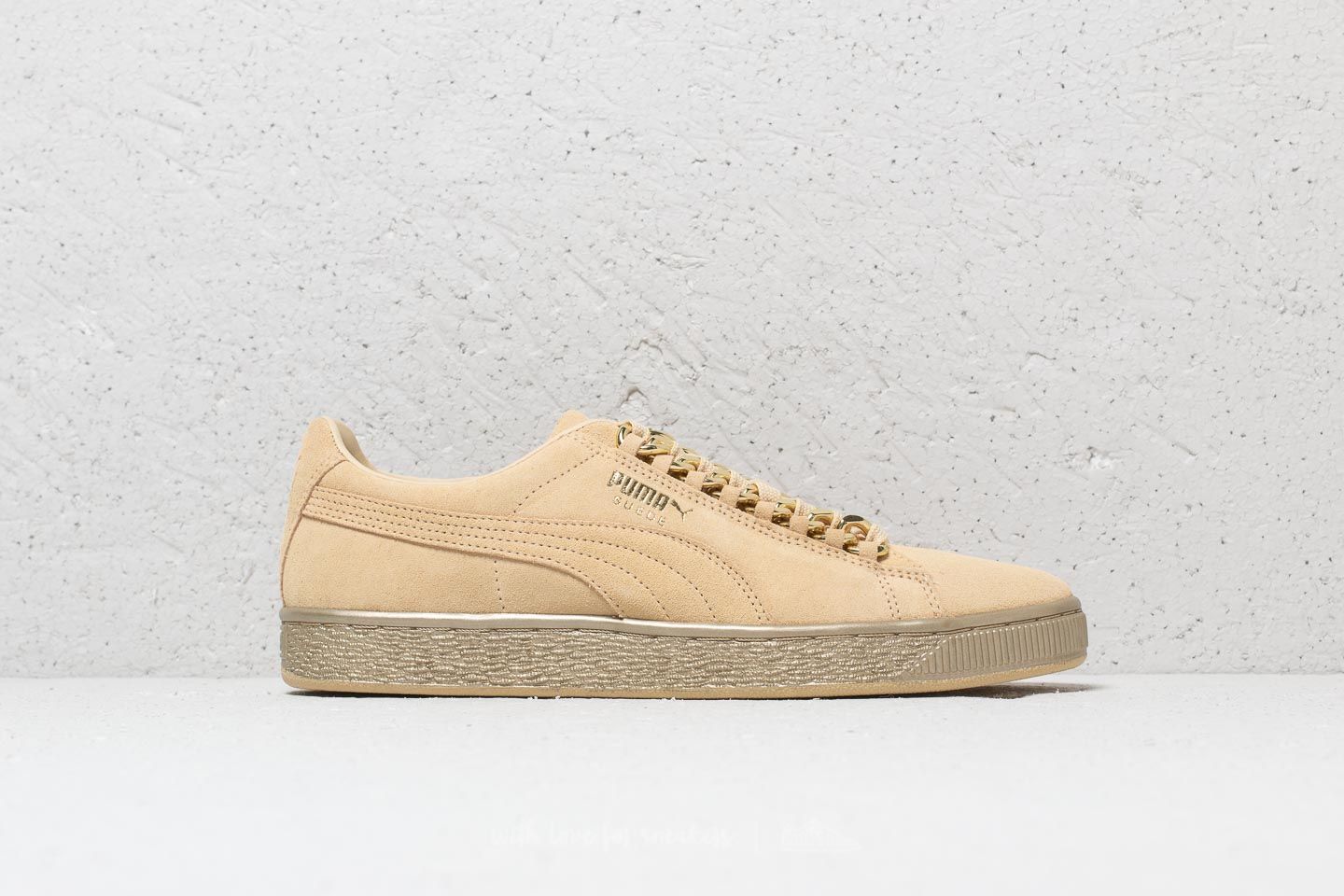 Men s shoes Puma Suede Classic x Chain Reed Yellow Metallic Gold Footshop