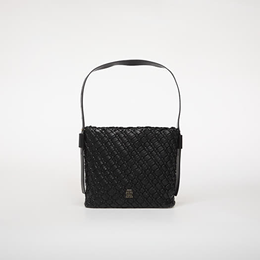 Torbice Tommy Hilfiger Th Braided Shoulder Bag Black