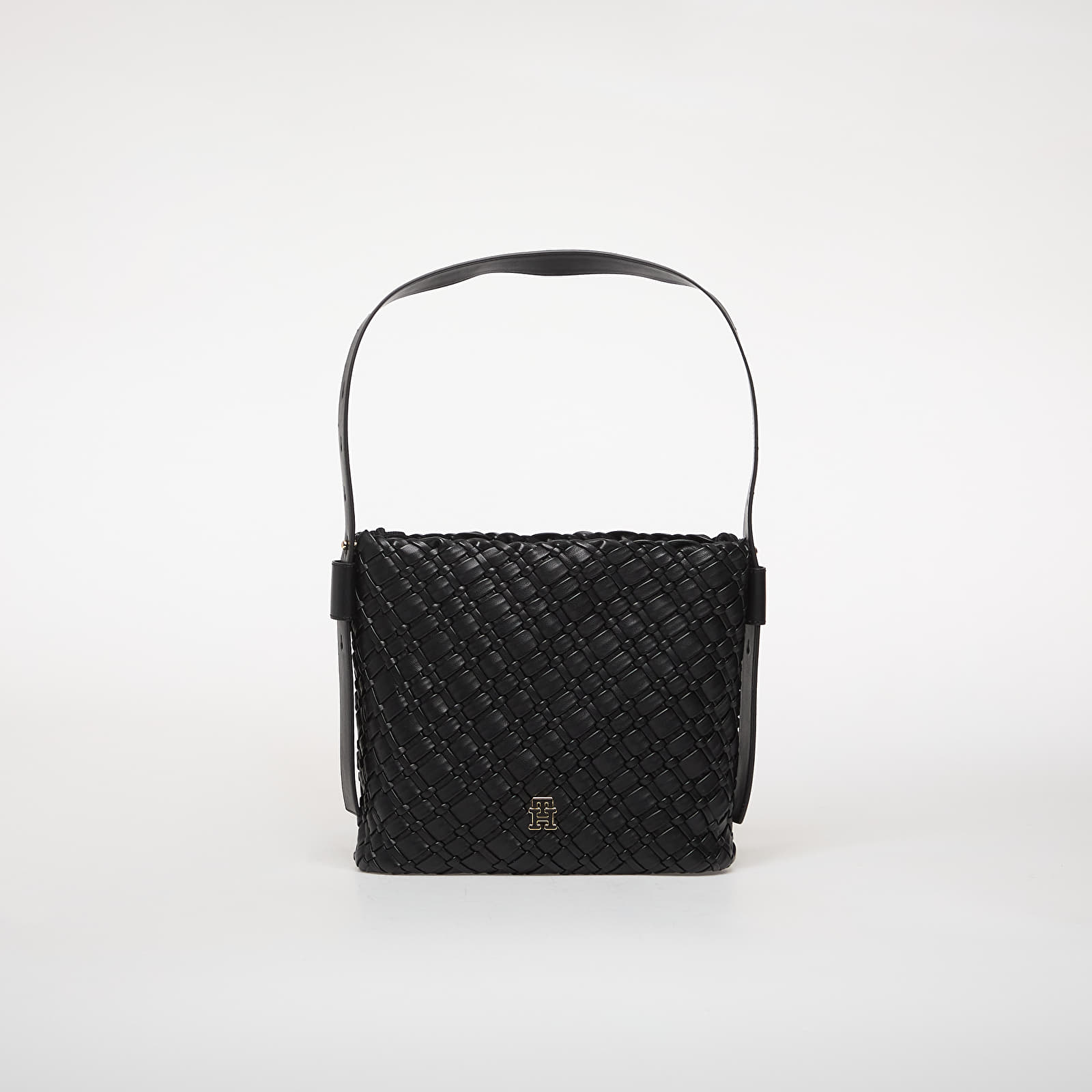Handtaschen Tommy Hilfiger Th Braided Shoulder Bag Black