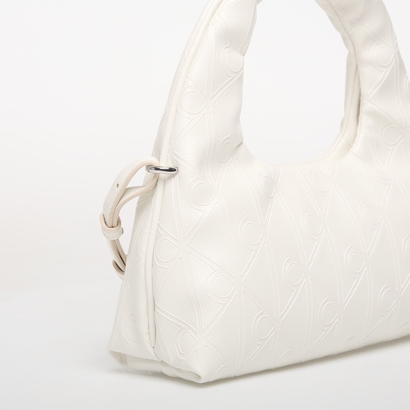 Borse a tracolla da uomo Calvin Klein Emblem Aop Puffer Bag With Strap Khaki