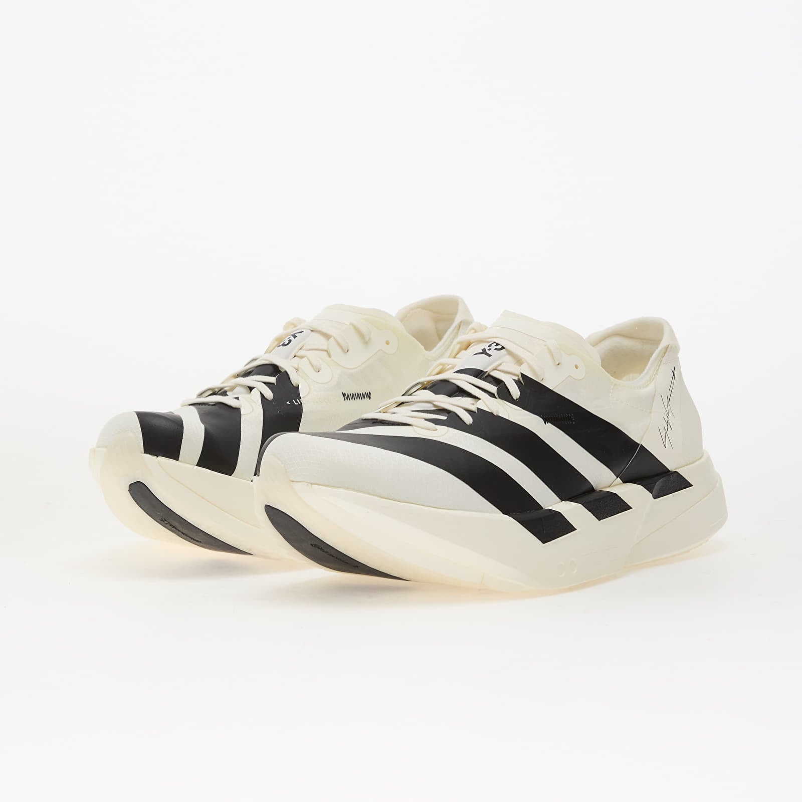 Moški čevlji Y-3 Adios Pro 4 Off White/ Off White/ Black