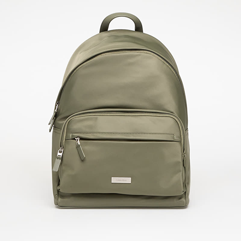 Calvin Klein Sleek Round Backpack Beige