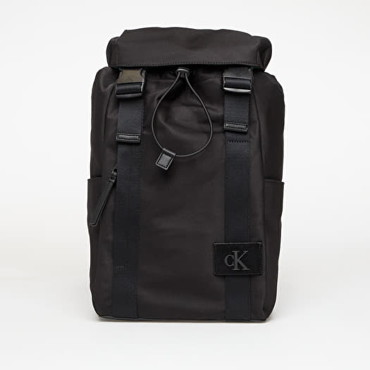 Calvin Klein Canvas Mix Backpack Black