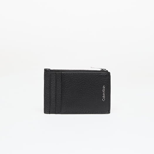 Rahakott Calvin Klein Foil Emboss N/S Zip Wallet Black