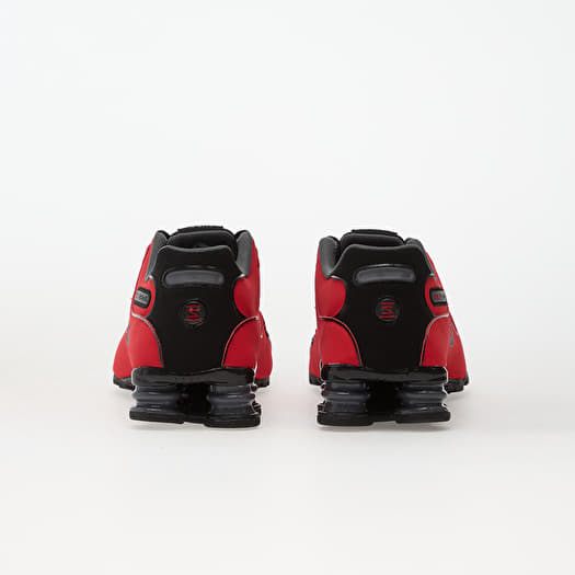 nike shox nz white university red