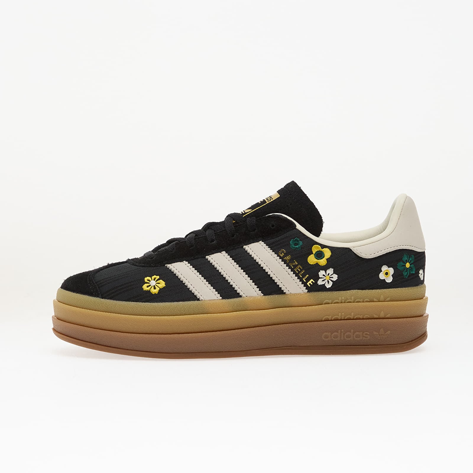 Levně Tenisky adidas Gazelle Bold W Core Black/ Off White/ Eqtyel
