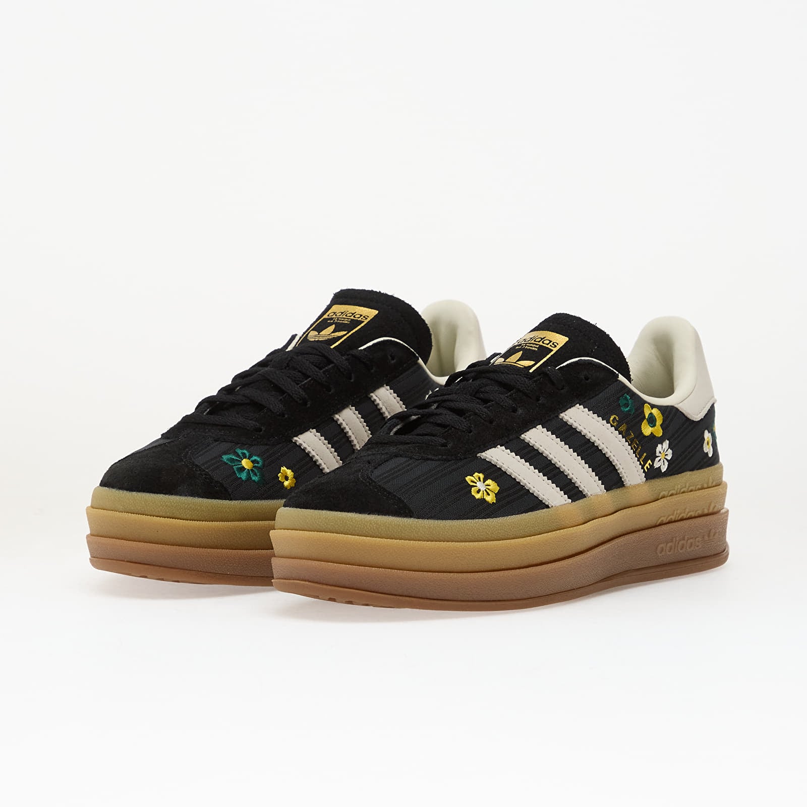 Women's shoes adidas Gazelle Bold W Core Black/ Off White/ Eqtyel