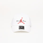 Jordan Club Cap Unstructured Adjustable Hat White/ Black/ University Red