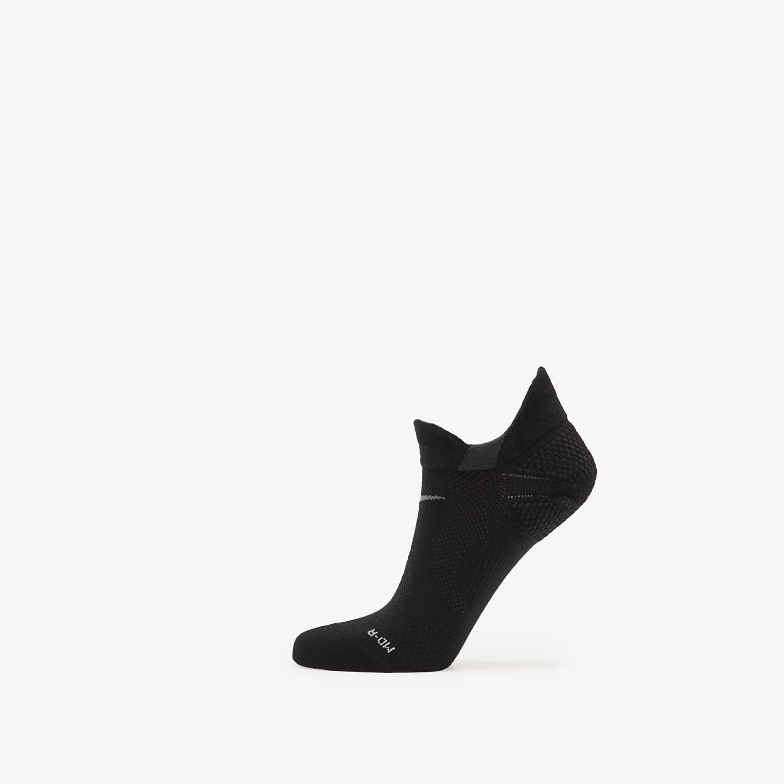 Șosete Nike Running Lightweight No-Show Socks 1 Pair Black/ Dk Smoke Grey/ Pure Platinum/ Smoke Grey S