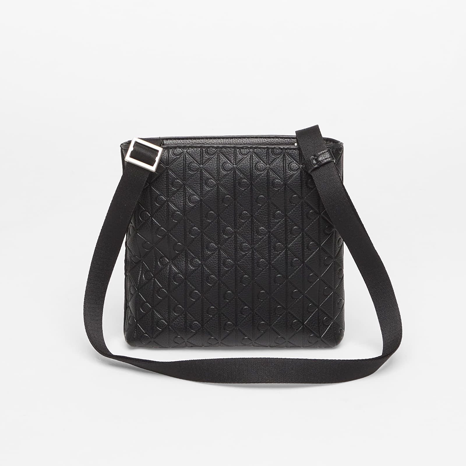 Axelremsväskor för män Calvin Klein Emblem Aop Emboss Flatpack Black