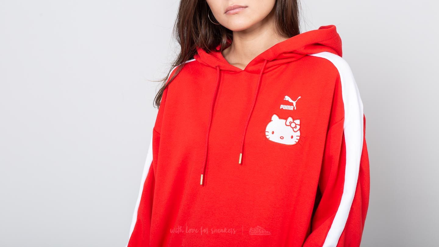Hoodies and sweatshirts Puma x Hello Kitty Hoodie Red Footshop