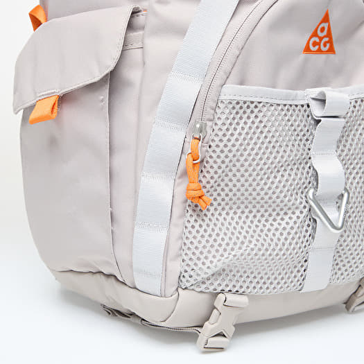 nike grey and orange backpack