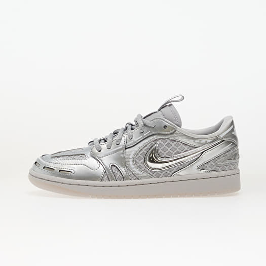 Air Jordan W 1 Low Method Of Make Neutral Grey/ Metallic Silver-White