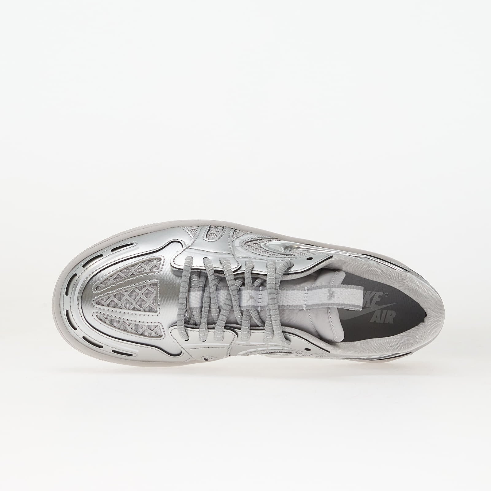 Sapatos de mulher Air Jordan W 1 Low Method Of Make Neutral Grey/ Metallic Silver-White