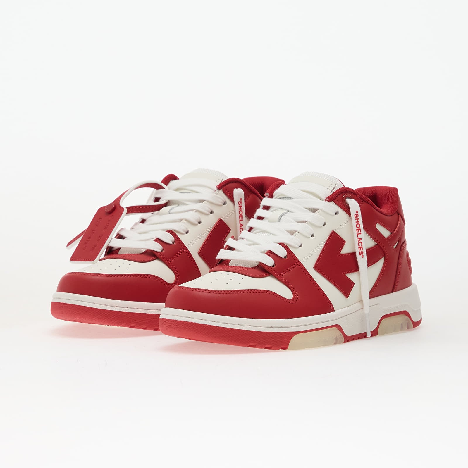 Dámske topánky a tenisky Off-White W Out Of Office Calf Lea White/ Haute Red