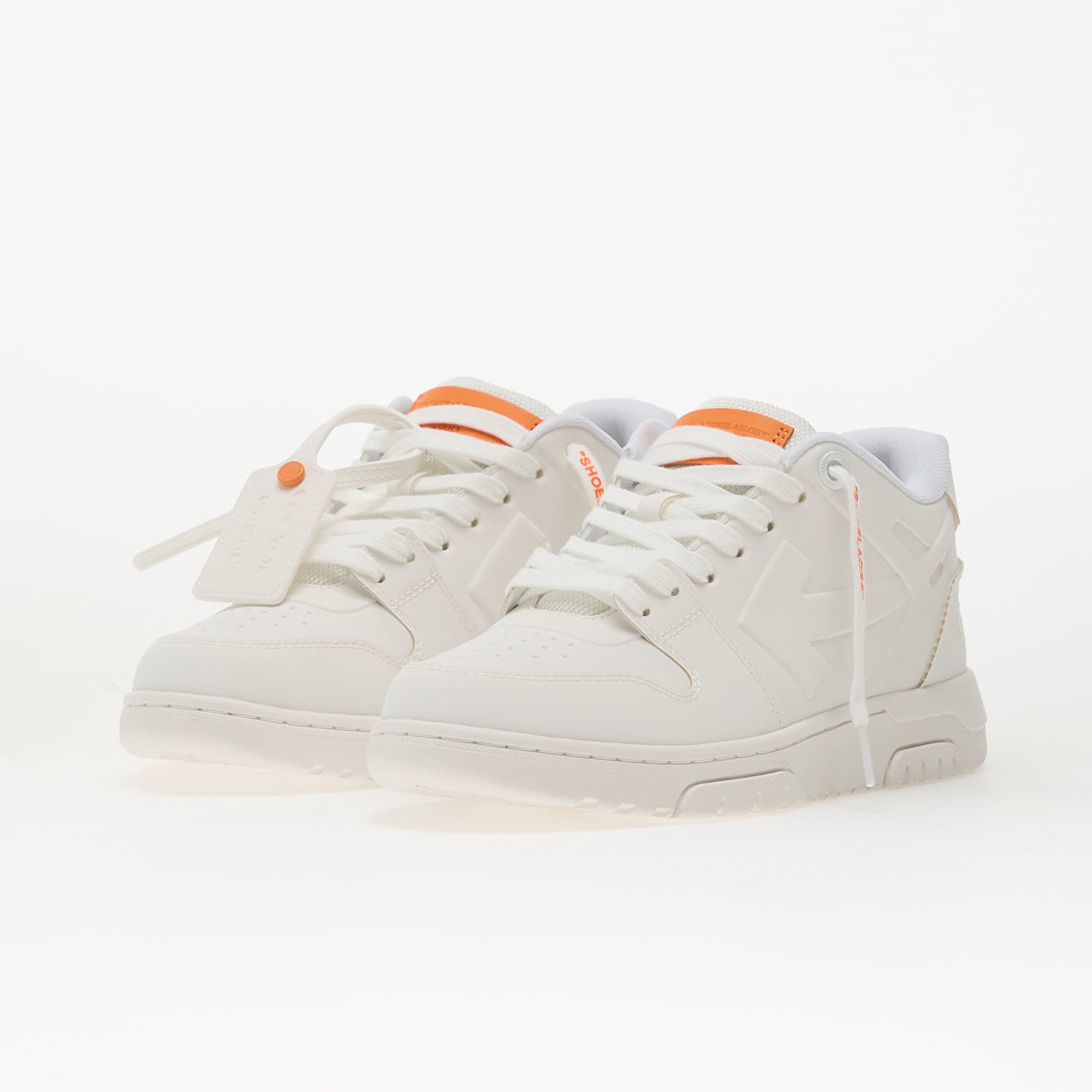 Women's shoes Off-White W Out Of Office Molded White/ Orange