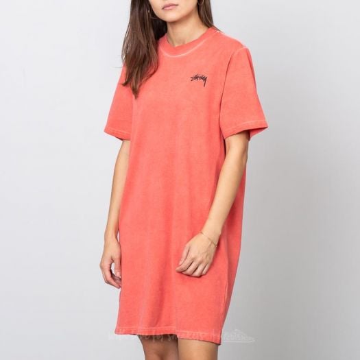 T shirts St ssy Dev T shirt Dress Pink Footshop