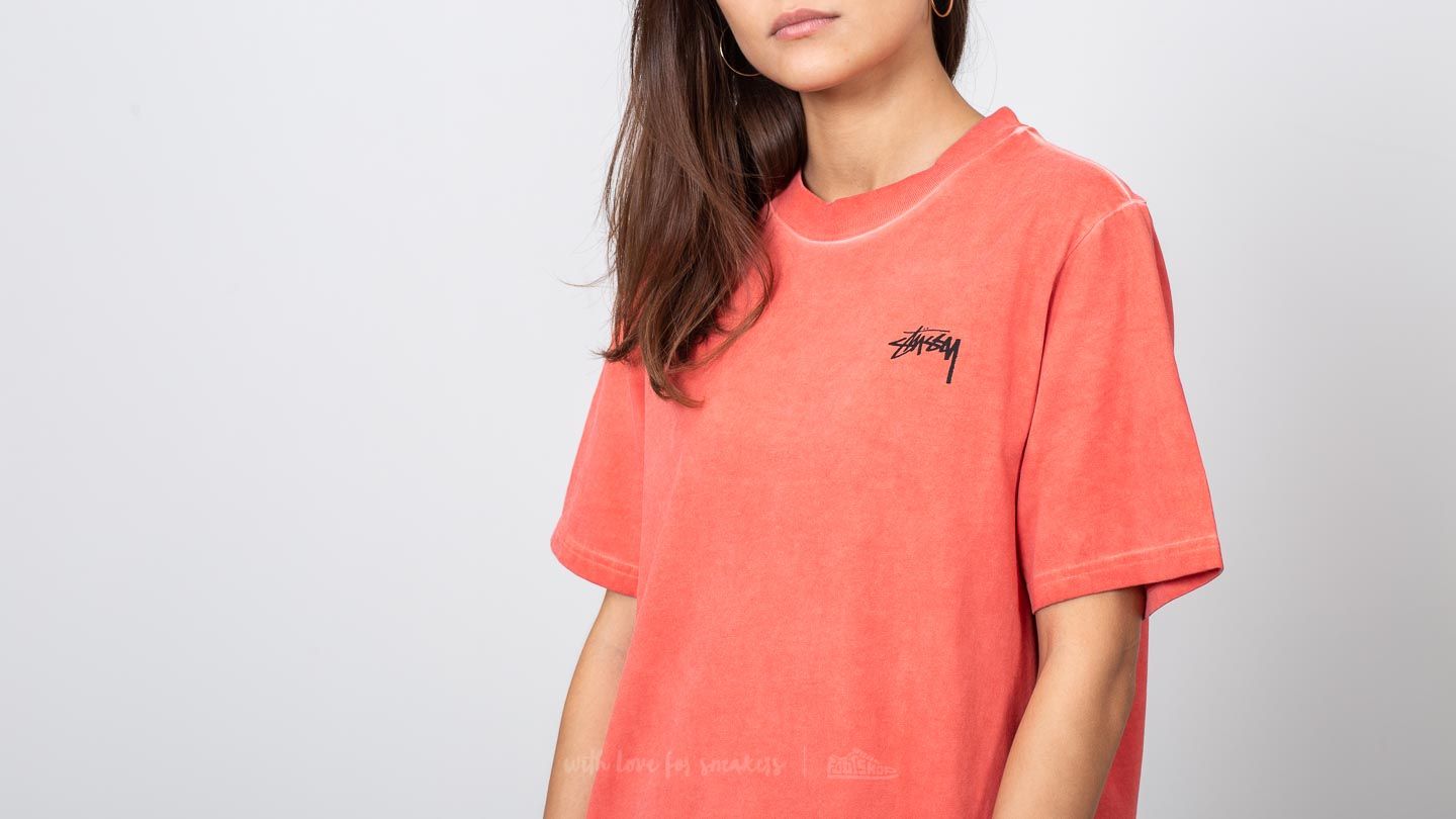 T shirts Stussy Dev T shirt Dress Pink Footshop