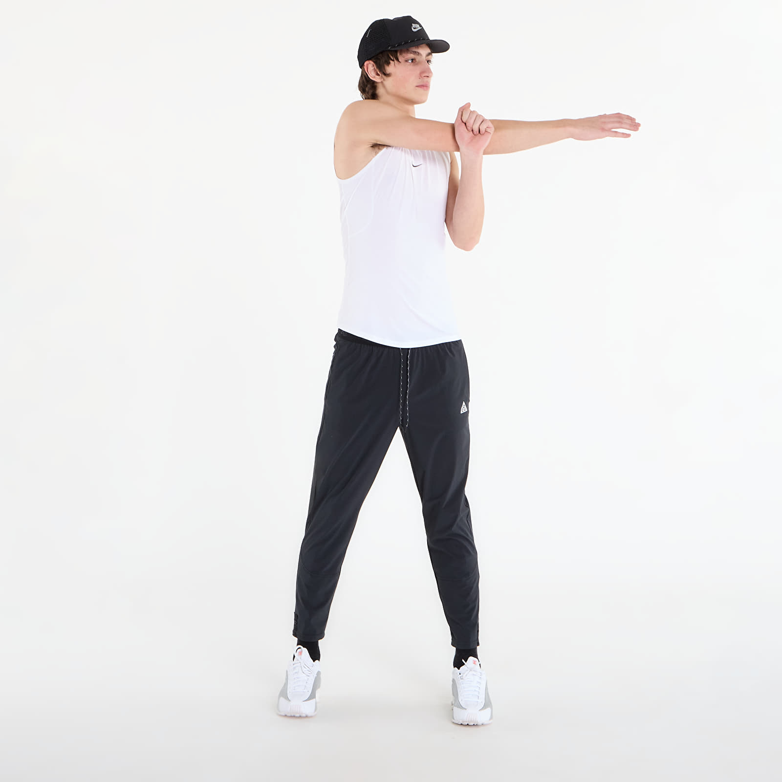 Canotta Nike Pro Men's Dri-FIT Tight Sleeveless Fitness Top White/ Black