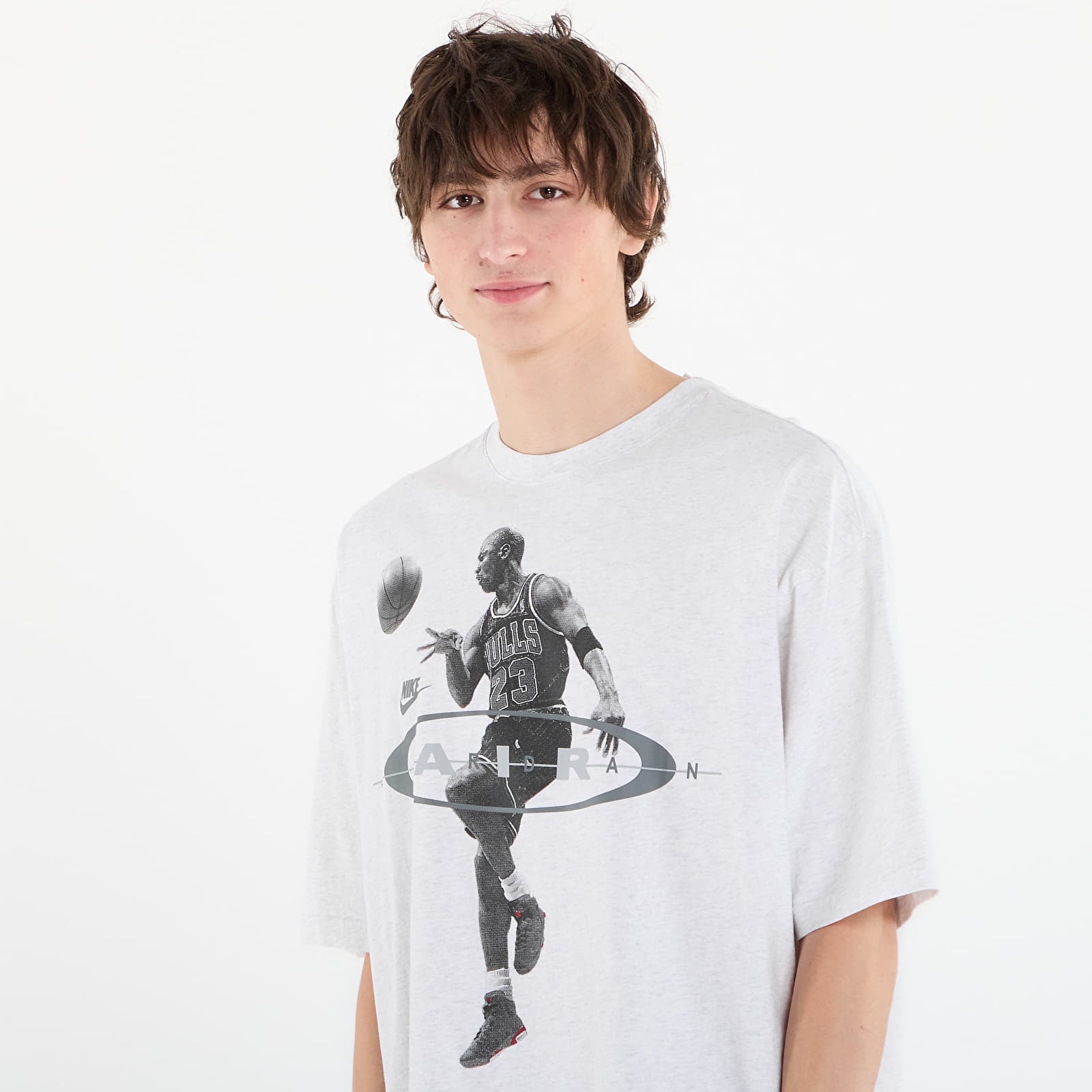 T-shirts Jordan Brooklyn Men's T-Shirt Birch Heather/ Black