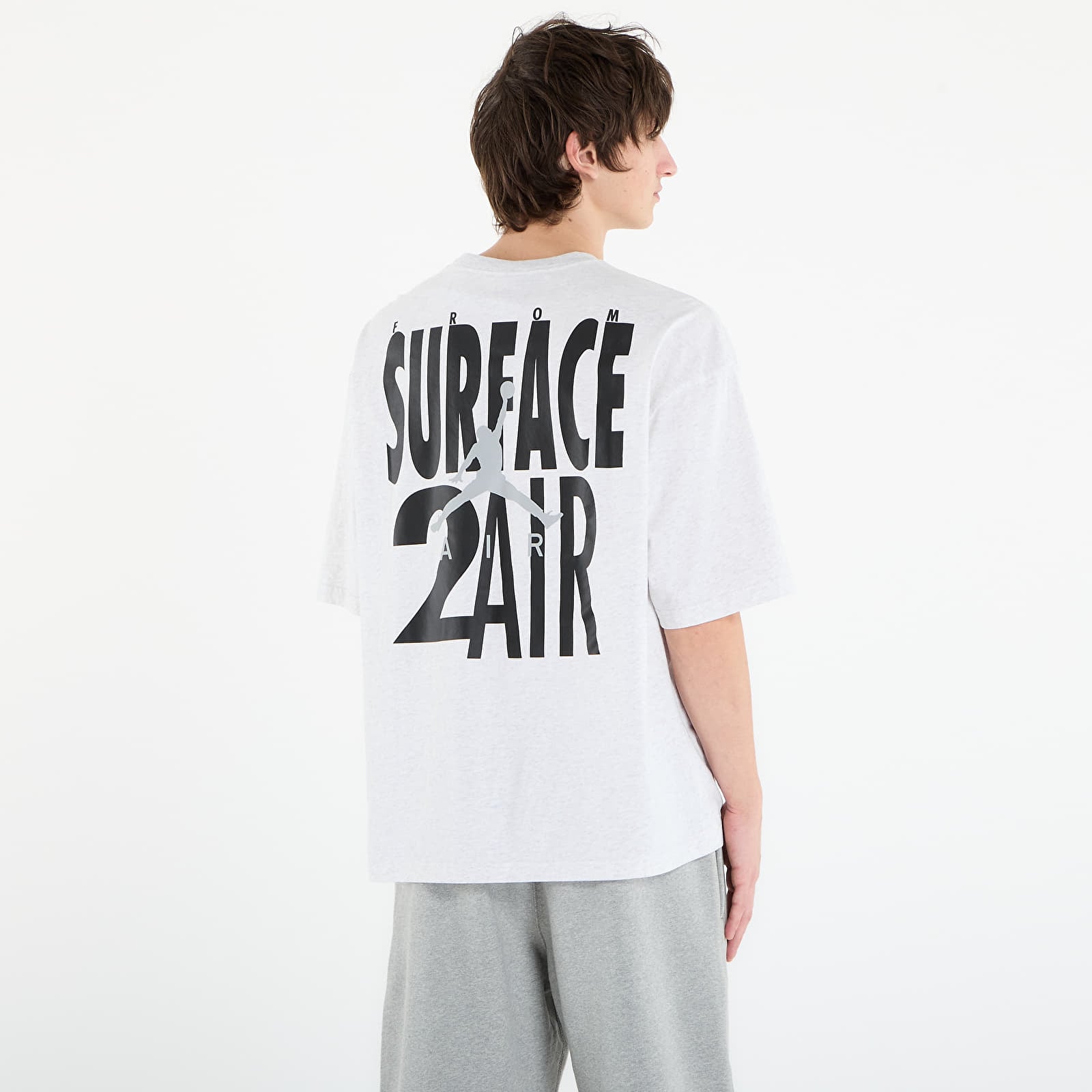 T-shirts Jordan Brooklyn Men's T-Shirt Birch Heather/ Black