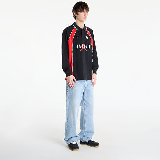 black and red jordan long sleeve