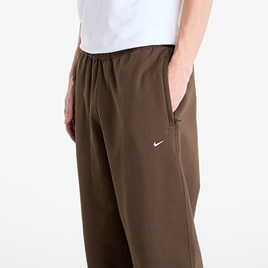 Nike Solo Swoosh Men's Cuffed Fleece Pants Dark Hazel/ White