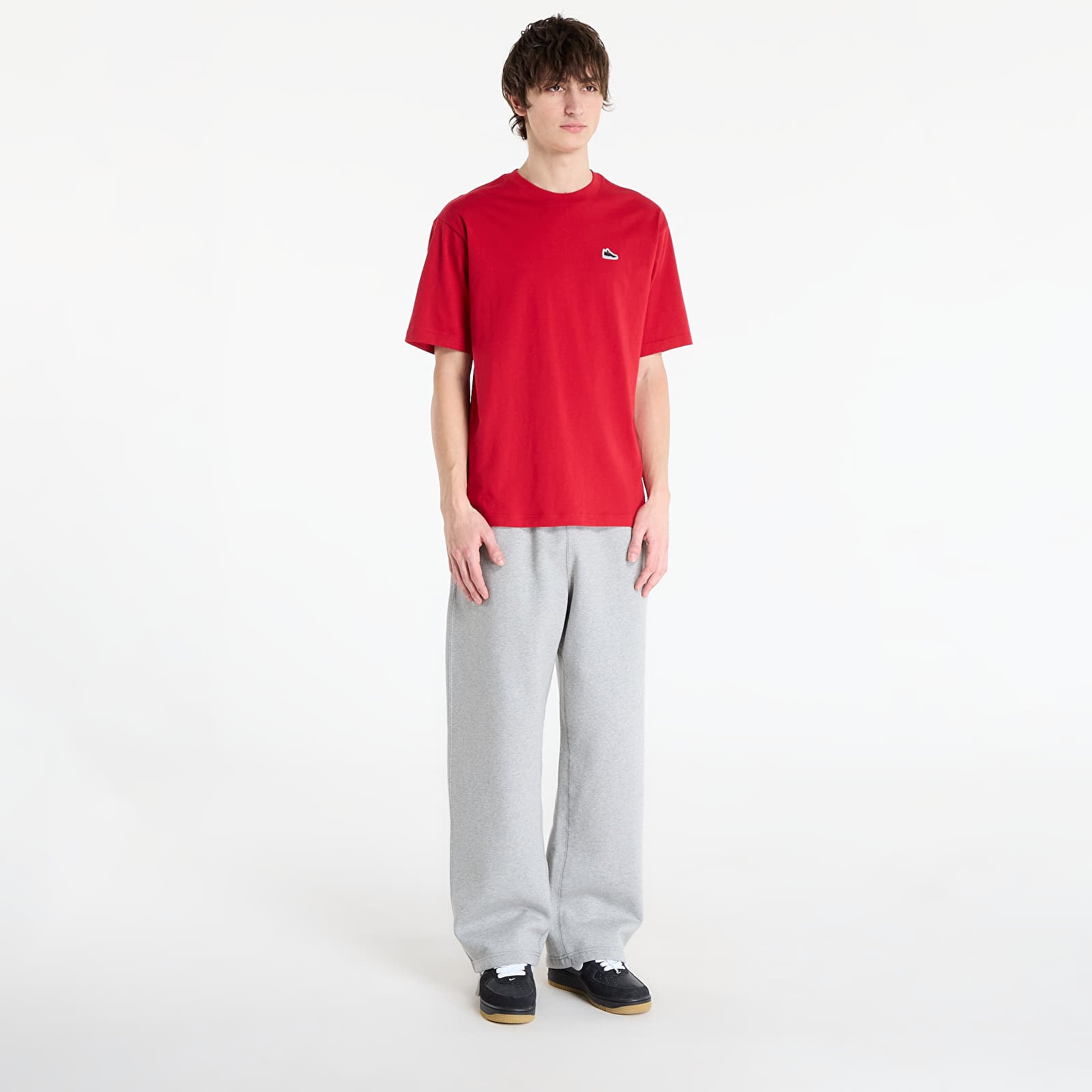 T-Shirts Jordan Men's Sneaker Patch T-Shirt Gym Red