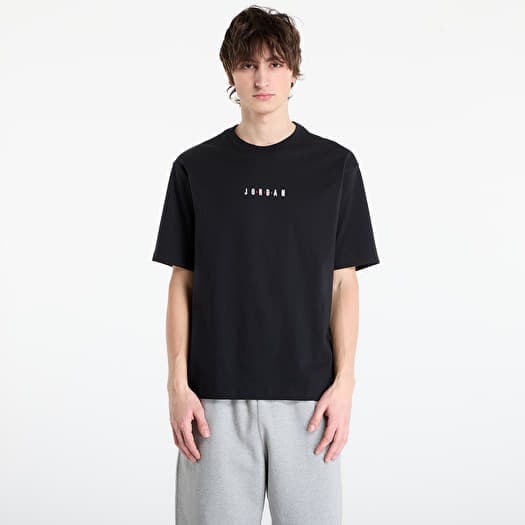Maglietta Jordan Men's Embroidered T-Shirt Black/ Sail/ Sail