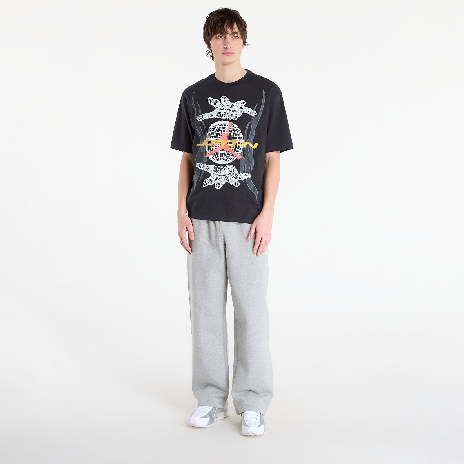 Muške majice kratkih rukava Jordan Men's Graphic Shirt Off Noir/ Infrared 23