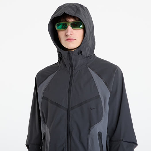 nike windrunner grey and black
