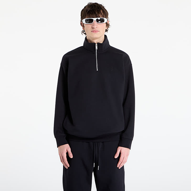 Sweatshirt On Club Collective 1/4 Zip Black