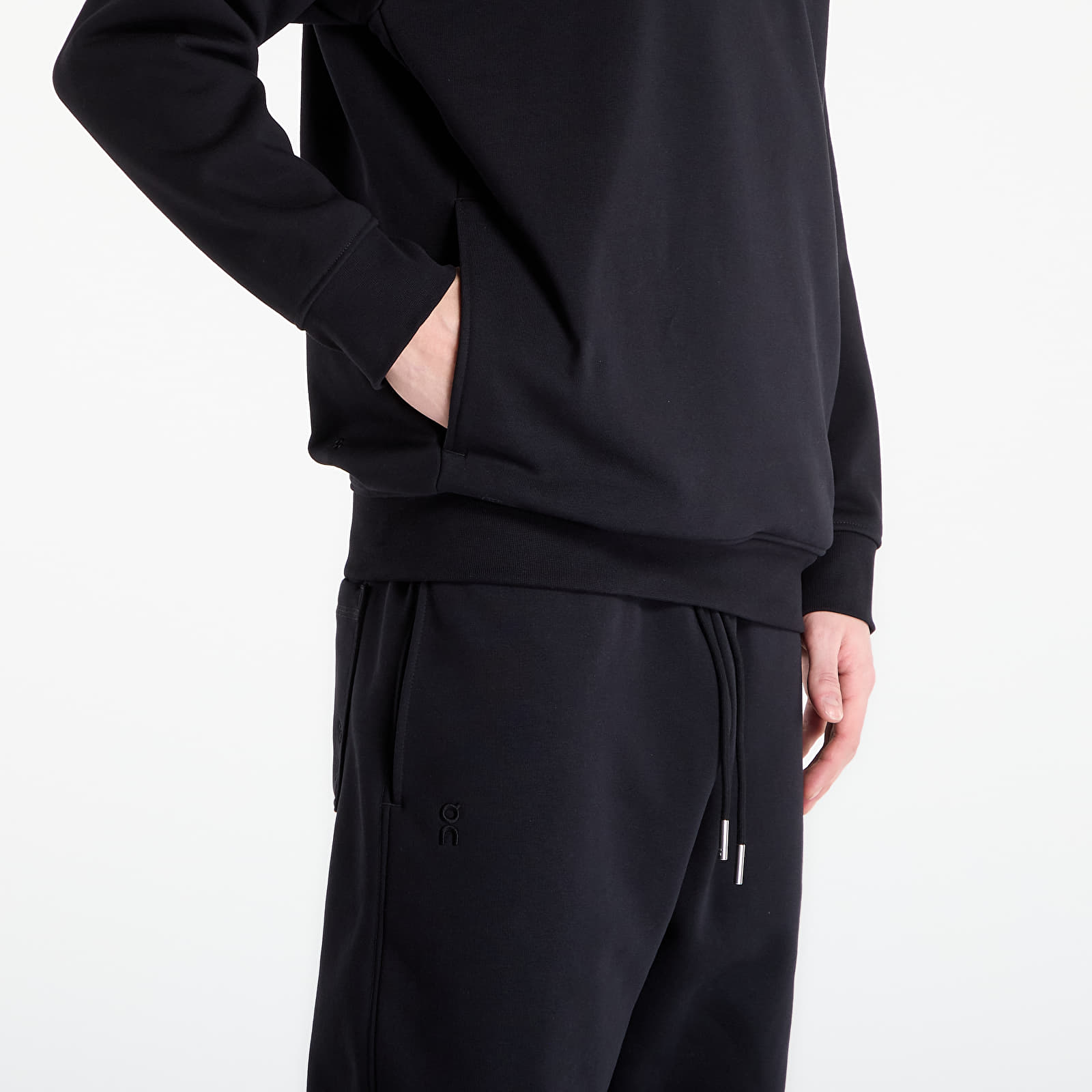 Hoodies en truien On Club Collective 1/4 Zip Black