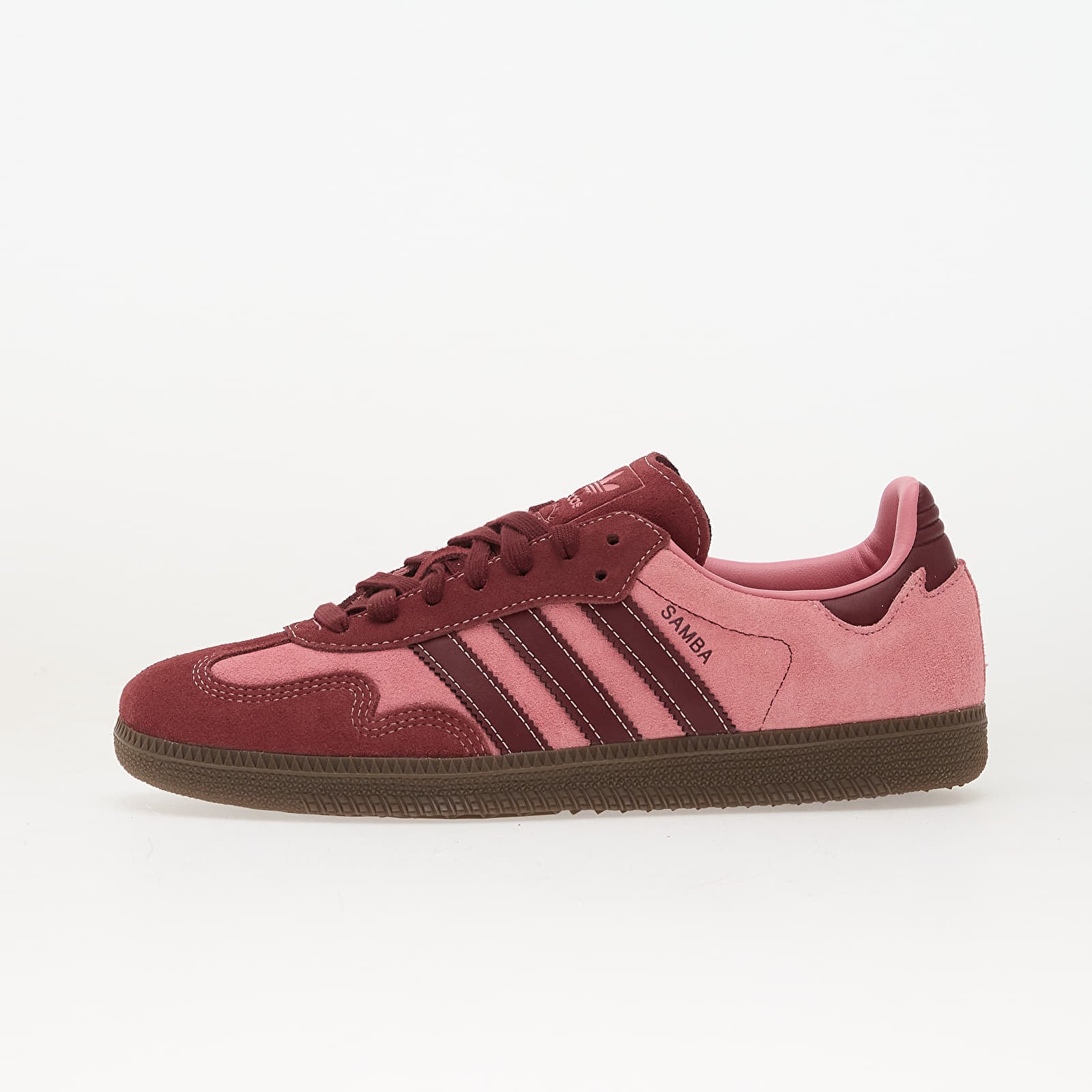 Dámske topánky a tenisky adidas Samba Og W Pinspa/ Shadow Red/ Gum5