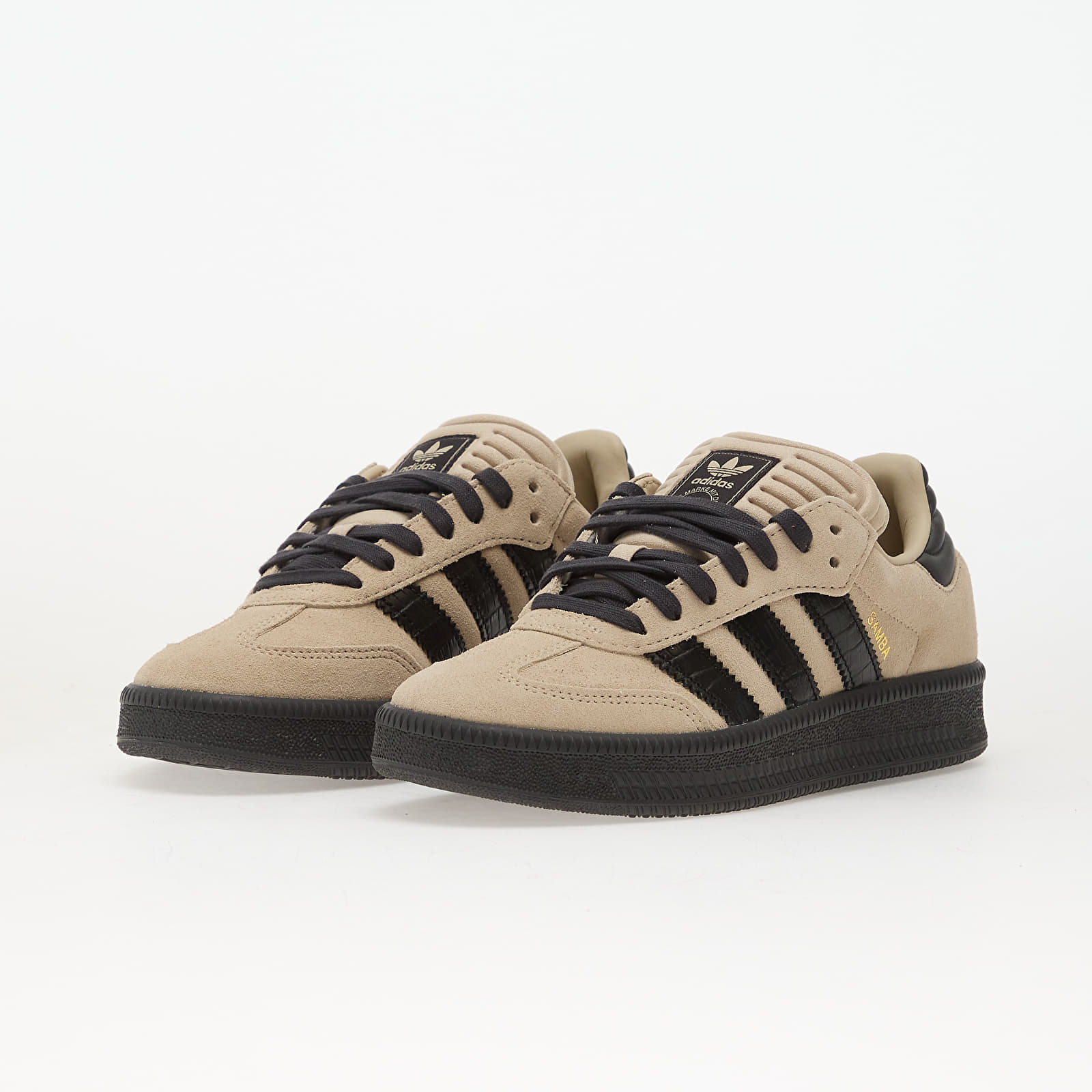 Pánske tenisky a topánky adidas Samba Xlg Stone Khaki/ Core Black/ Utility Black