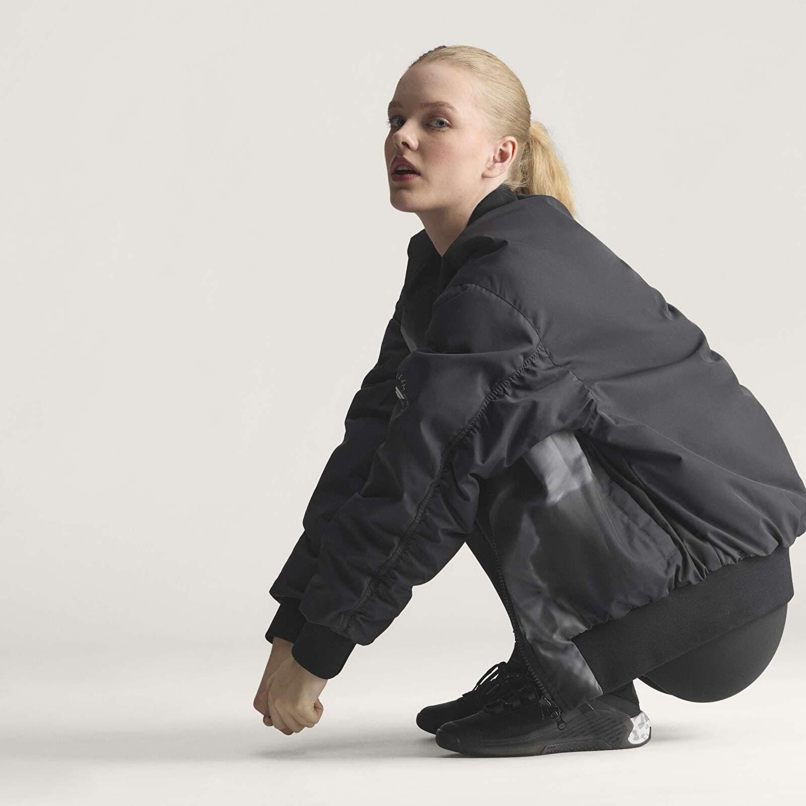 Giacche adidas x Stella McCartney Sw Bomb P Black/ White