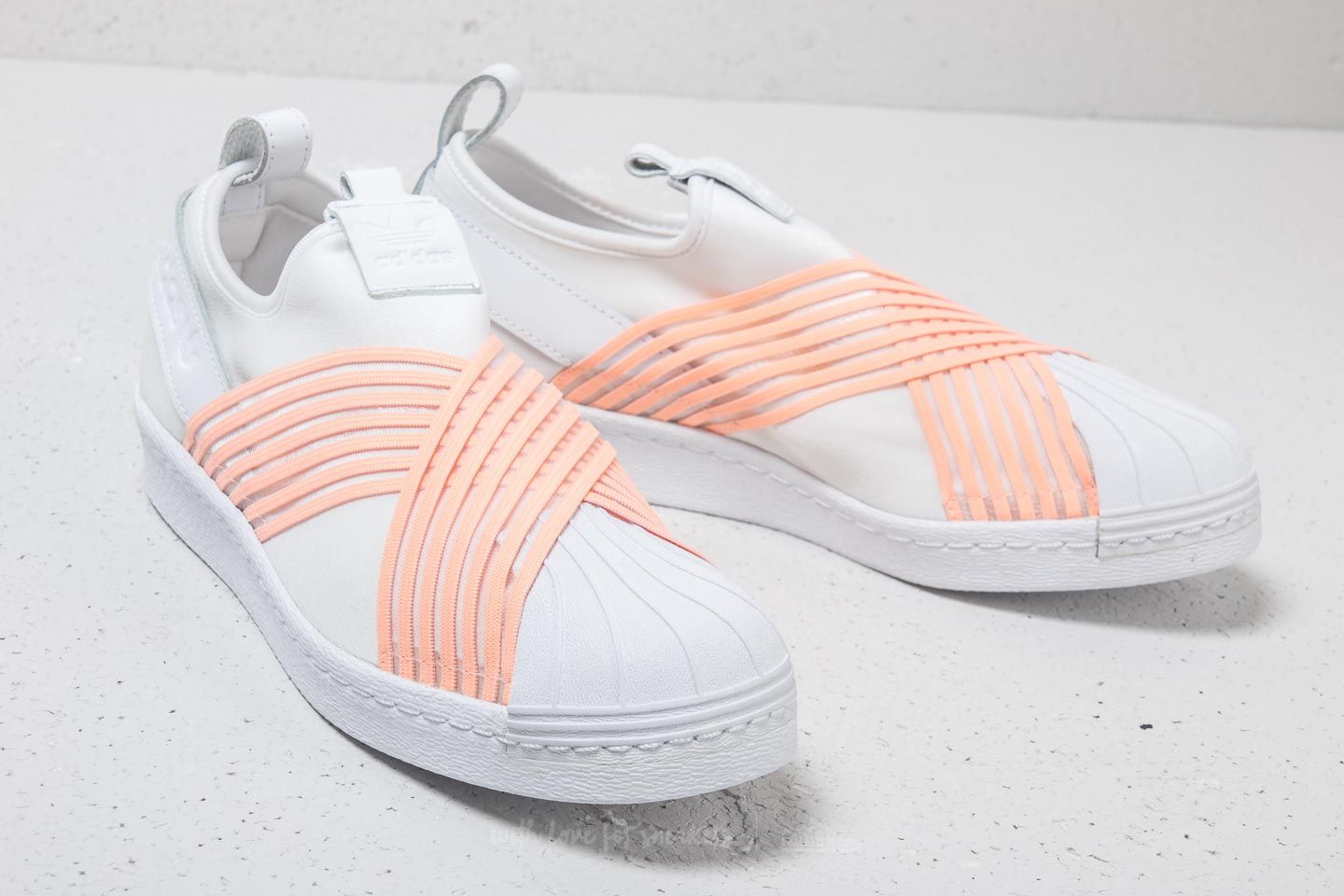Women s shoes adidas Superstar Slip On W Ftw White Clear Orange