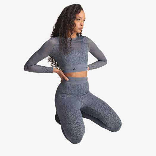 adidas x Stella McCartney Asmc Longsleeve Lace Crop Top Onix