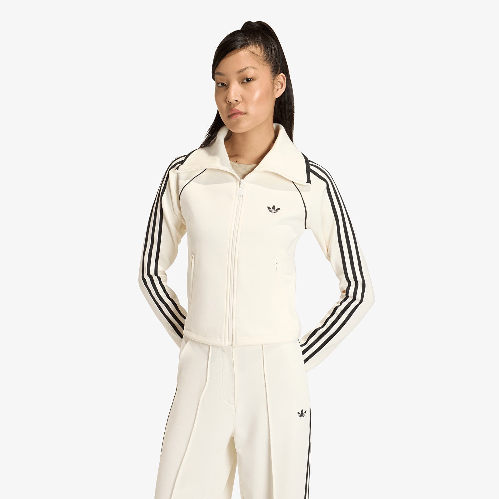 Sweatshirt adidas Slim Tt Off White M