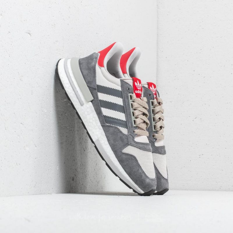 adidas ZX 500 RM Grey Four/ Ftw White/ Scarlet | Footshop